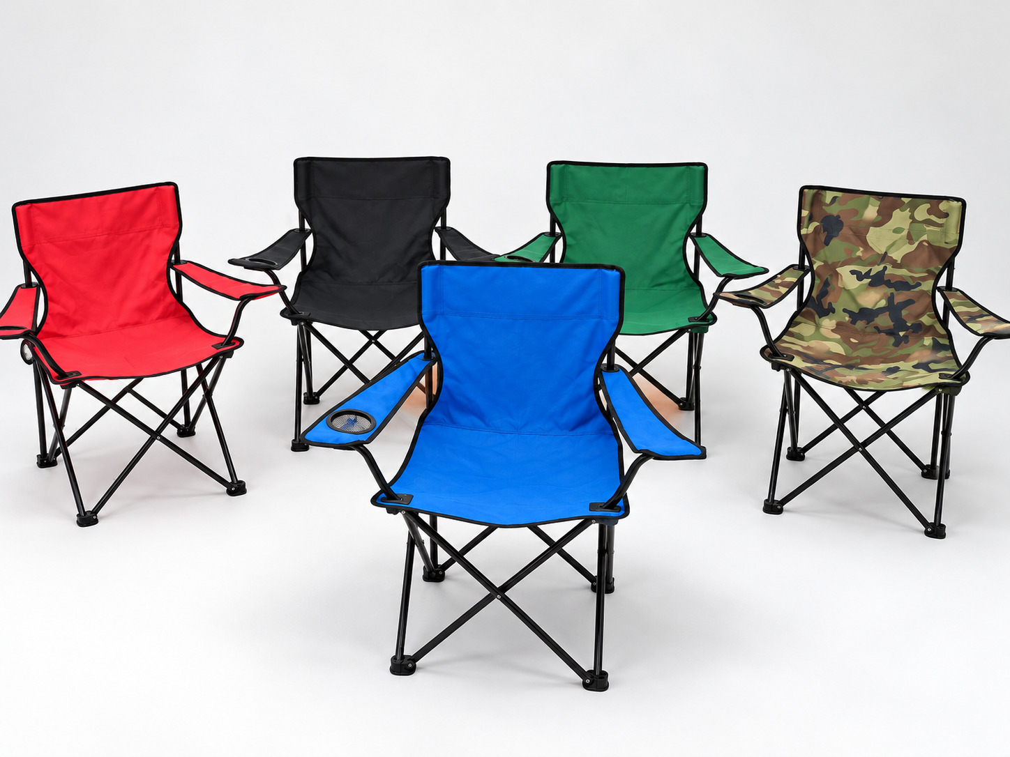Silla Plegable de Camping con Portavasos BP-2110