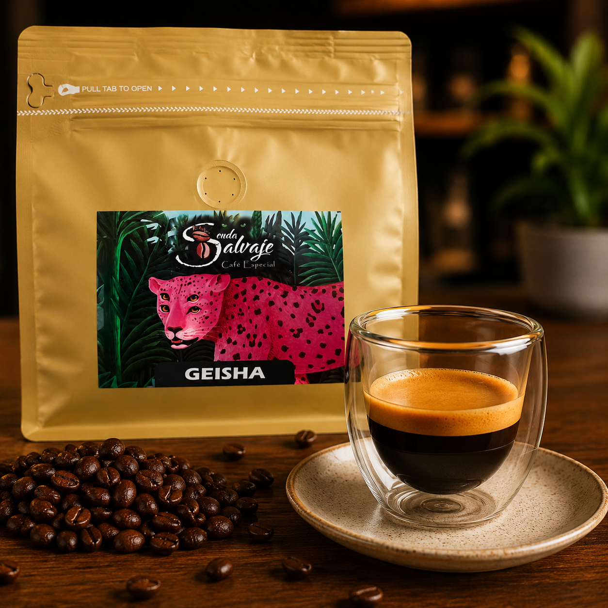 Café Orgánico Geisha 250 g Caranavi Bolivia